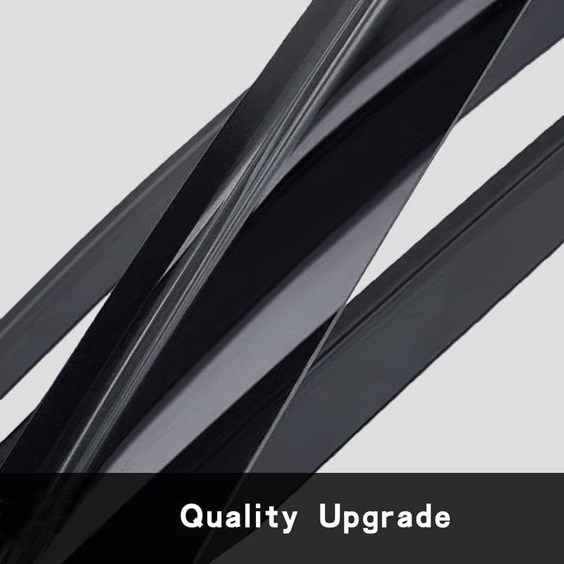 Deebior 94459 Original Side Window Visor Wind Vent Deflector,4pcs Outside Mount Tape-on Shatterproof Dark Smoke Rain Guard,Nice Window Shades fit for 2002-2006 Honda CR-V - Image 4